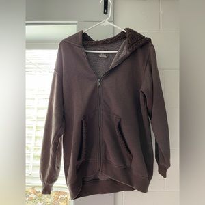 Aerie Oversized Sherpa Lined Hoodie